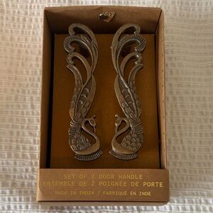 Peacock Design Door Handles